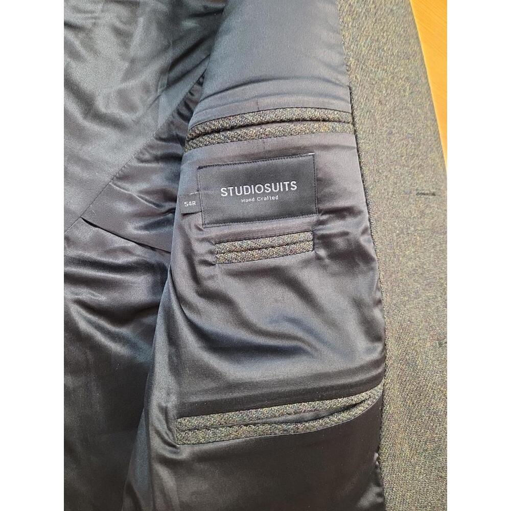 Studio Suits Authentic Highlander Solid Tweed Han… - image 3